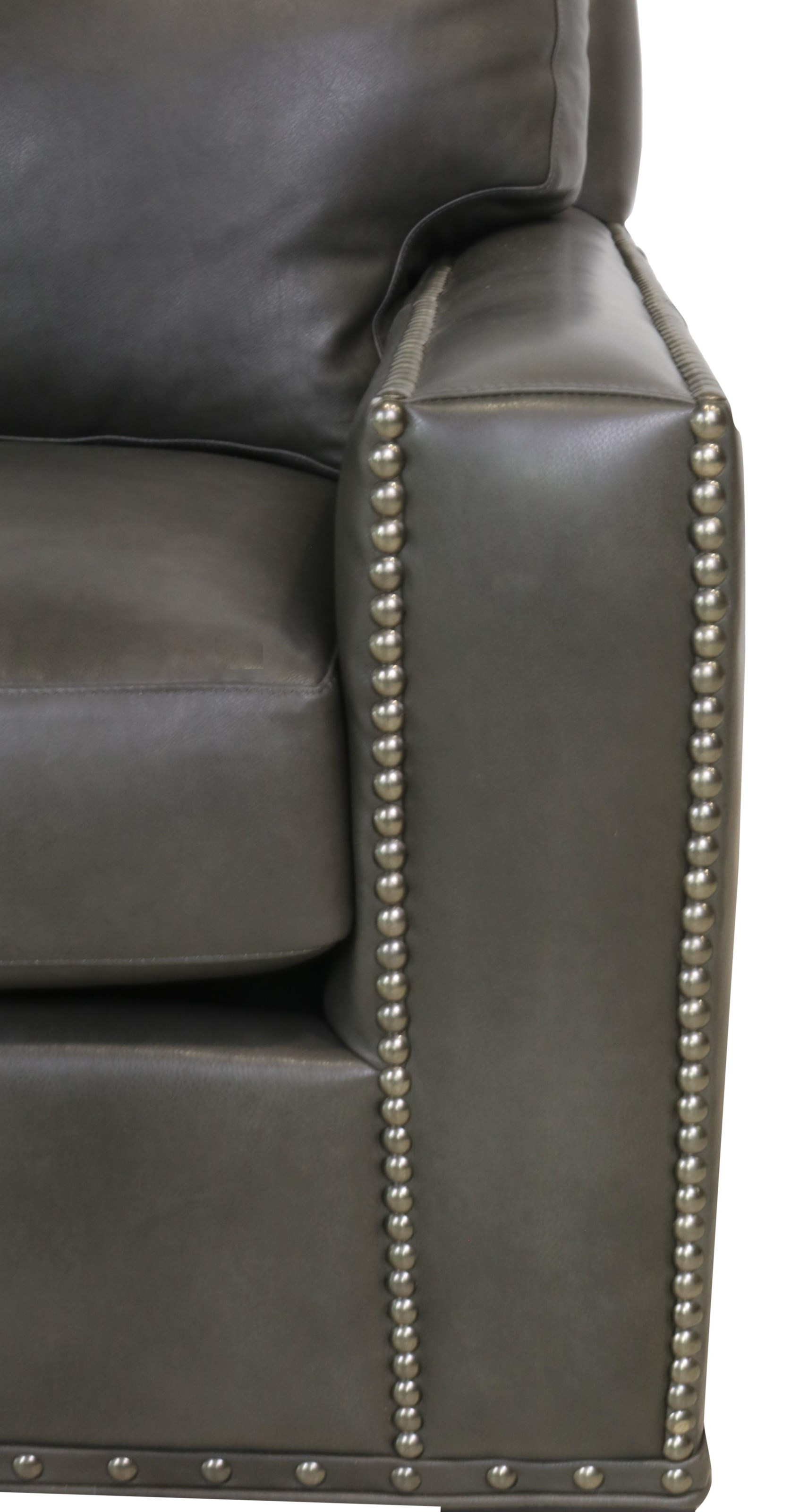 Hancock & Moore Colorado Leather Sofa with Nailheads Hancock & Moore Colorado Leather Sofa with Nailheads